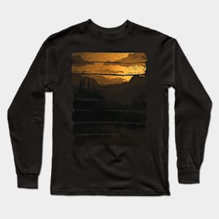 Tuscany Hills - Italy Sunset Long Sleeve T-Shirt